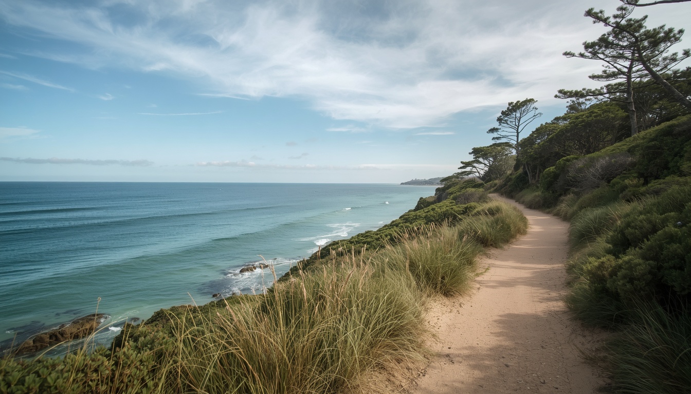 Coastal trail walking route Maroubra
